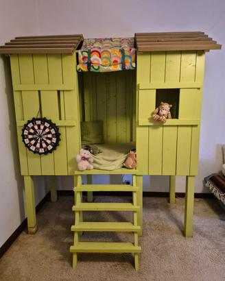 Letto a Castello / Casetta in Legno per Bambini