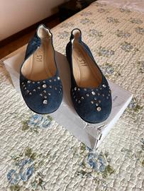 Ballerine scamosciate