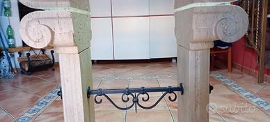 Tavolo ottagonale in cristallo