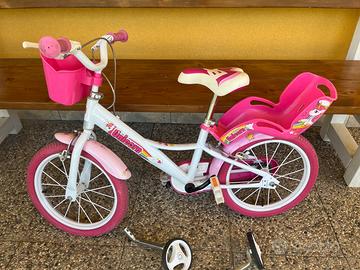 Bici bambina unicorno misura 16