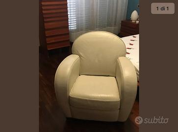 Poltrona in pelle Natuzzi
