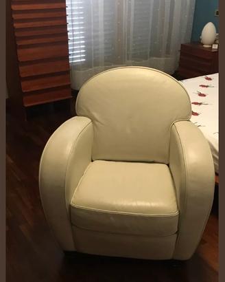 Poltrona in pelle Natuzzi