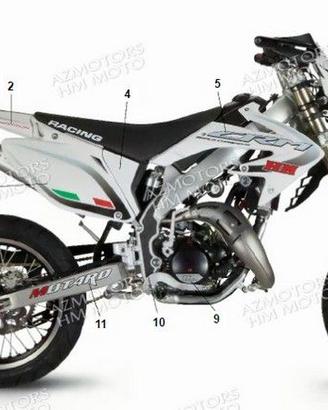 Kit Adesivi HM50-12 CRM Bianca