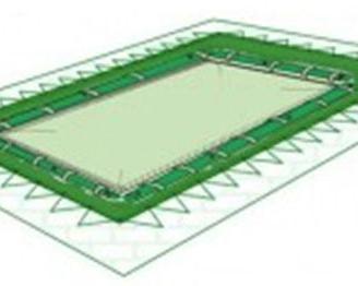 Copertura invernale per piscina rettangolare 3x6