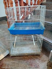 n. 5 gabbie per uccelli