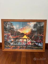 Puzzle Amsterdam incornicato
