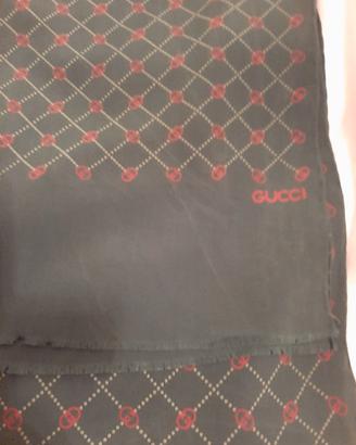 Foulard sciarpa Gucci 100% seta
