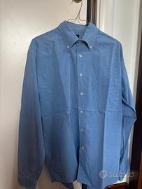 Camicia uomo rocco barocco azzurra collo 16/41