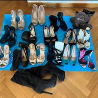 Blocco  di Scarpe eleganti con tacco e non