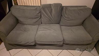 2 divani Ikea Ektorp + poggiapiedi contenitore