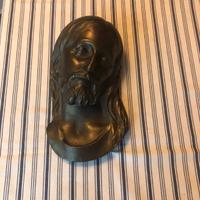 Volto di Gesù in bronzo