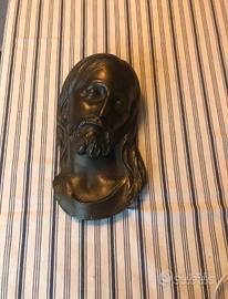 Volto di Gesù in bronzo