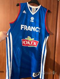 Canotta basket Francia Adidas FFBB