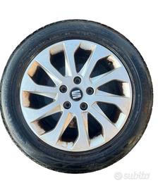 4 cerchi gommati Seat Leon da 16