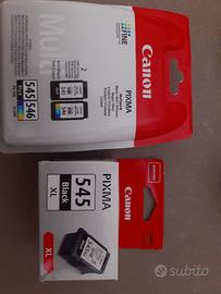 cartucce originali canon prixma 545 546