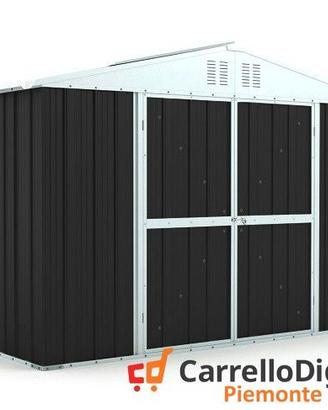 Box giardino lamiera zincata 327x155 nero