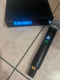 2 Microfoni Shure sldx4 in metallo con capsula