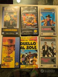films western lotto 6 vhs  funzionanti. come foto