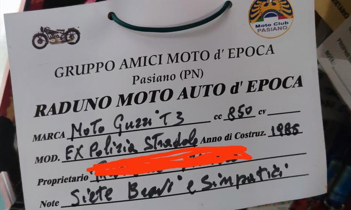 Moto Guzzi 850 T3 - 1985