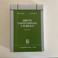 Diritto costituzionale e pubblico V edizione