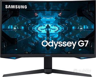 Samsung Monitor Odyssey G7  Curvo 27 pollici