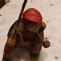 tartaruga pescatrice in legno