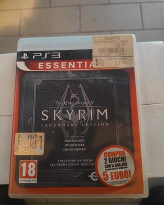 Skyrim ps3 - The elder scroll legendary edition 