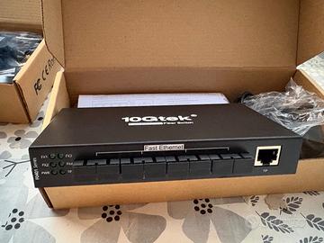 Switch fibra ottica 10Gtek Fast Ethernet
