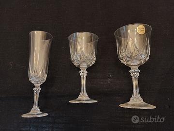 Servizio bicchieri in cristallo Cristal d'Arques