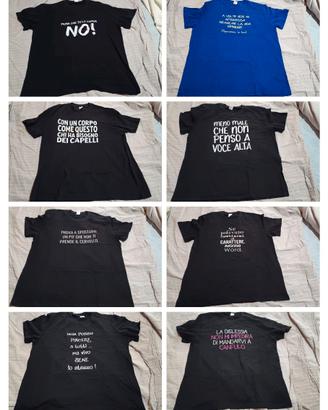 T-shirt sarcastiche/ divertenti tg.XXL Pack 7