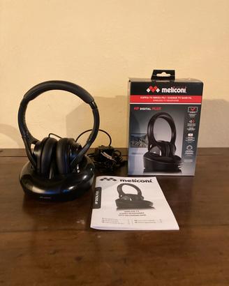 Cuffie TV Wireless Meliconi HP Digital Plus Nere