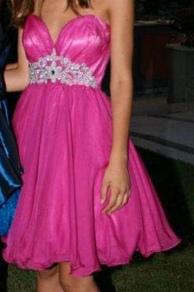 Abito fucsia da cerimonia