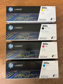 4 cartucce toner HP Laserjet 305 pro