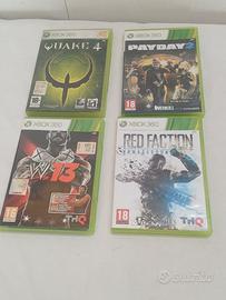 Lotto di 4 videogiochi per Xbox 360