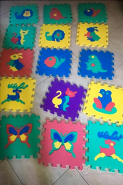 Tappetini quadrotti per bambini