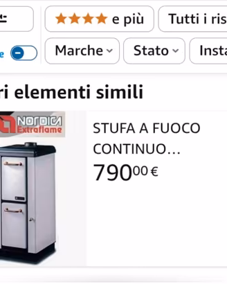  stufa a legna NORDICA 