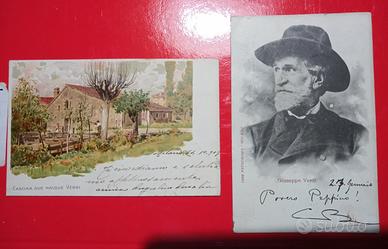 cartoline postali giuseppe verdi 1901-1907