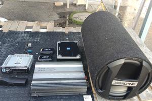 Alpine amplificatori autoradio crossover