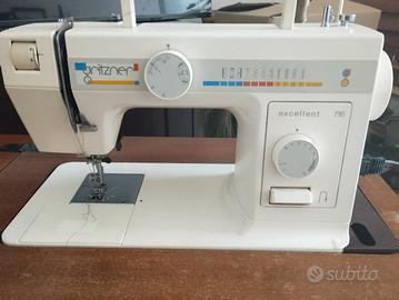 Macchina per cucire con mobiletto 