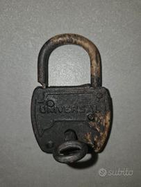 Antico lucchettoVintage Universal ferro con chiave