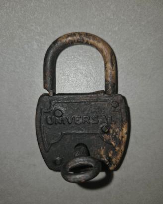 Antico lucchettoVintage Universal ferro con chiave