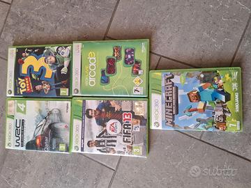 giochi xbox 360 + 3 controller + xbox leggere bene