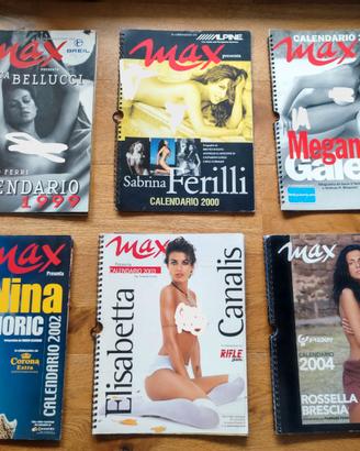 Calendari Max dal 1999 al 2004