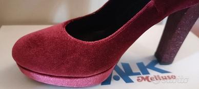 Scarpe Melluso pelle scamosciata bordeaux