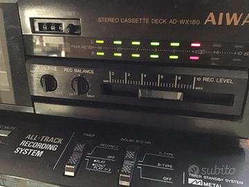 Aiwa AD-WX 180, deck doppia piastra a cassette