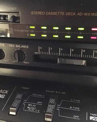 Aiwa AD-WX 180, deck doppia piastra a cassette