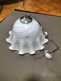 lampadario a fazzoletto di Murano brend Albani 