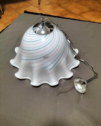 lampadario a fazzoletto di Murano brend Albani 