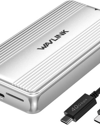 WAVLINK Case SSD M.2 NVME 40Gbps Ventola TB 4 USB