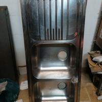 lavello in acciaio 2 vasche 